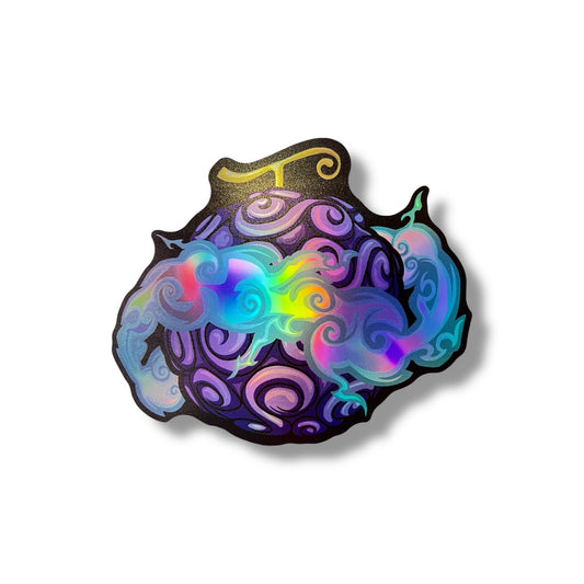 One Piece Luffy Devil Fruit Sticker Gomu Gomu No Mi Anime Sticker Waterproof Vinyl Sticker Japanese Style Art Decal for Car Laptop Bottle